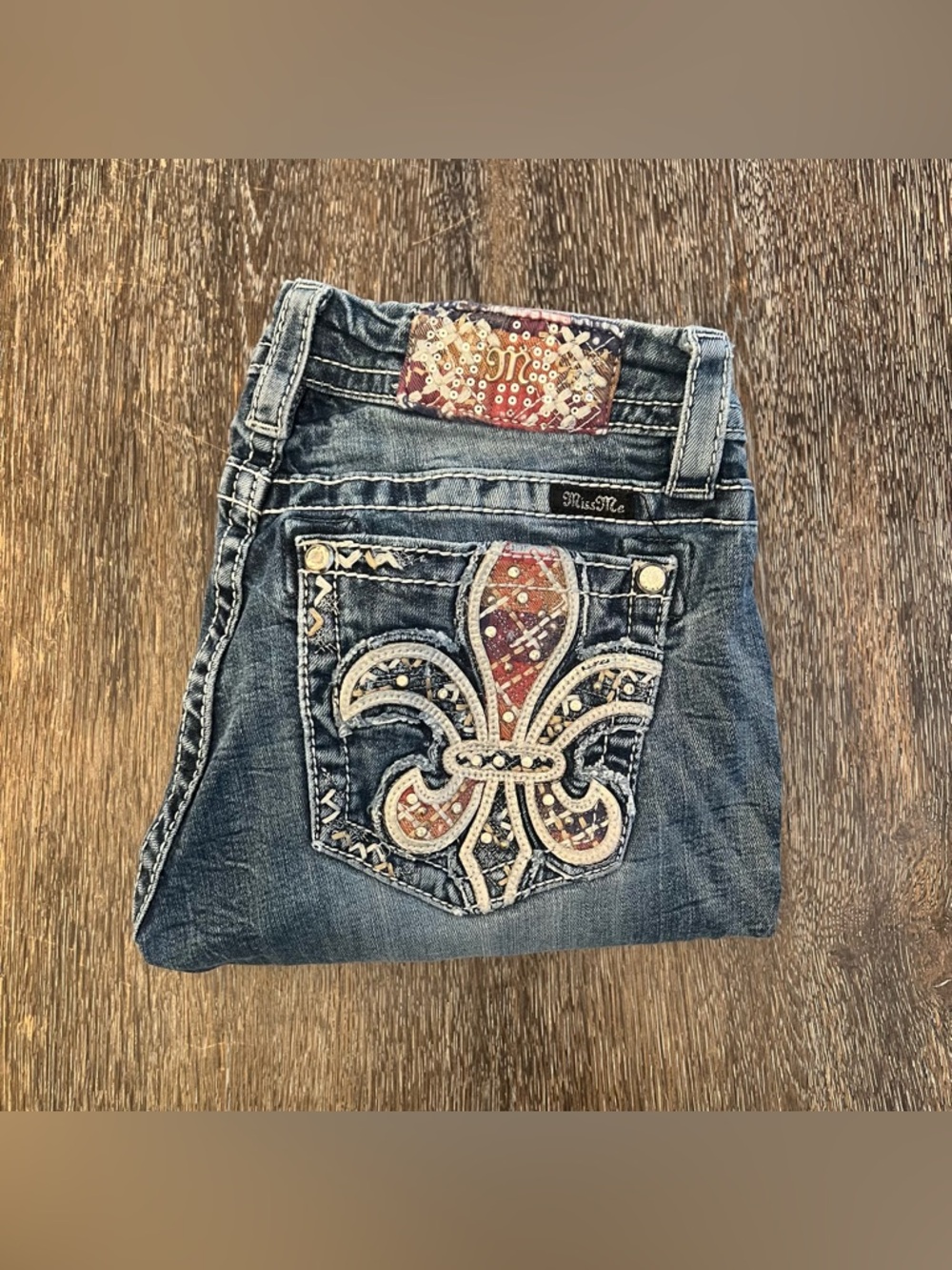 Miss Me Signature Boot Denim Jeans Size 28